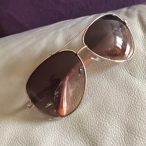 Liz Claiborne Aviator UV Protection Sunglasses